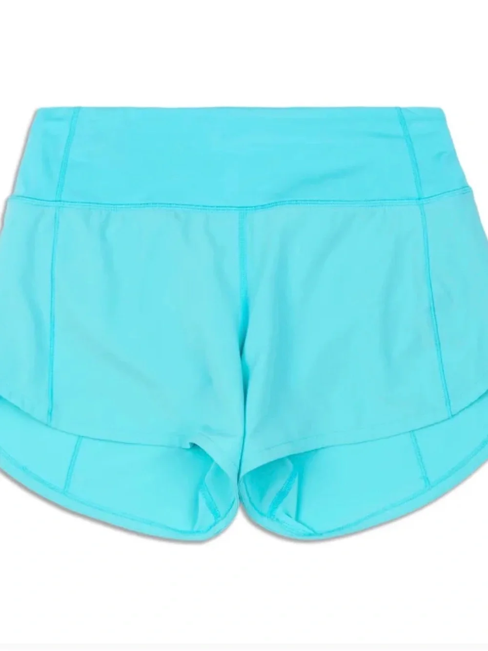 Lululemon Speed Up HR Short Turquoise Blue Size 6 (W7BEXS) Athletic Running